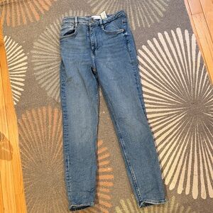 Zara Skinny Jeans in Medium Blue Wash